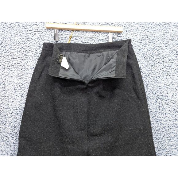 VTG Michele Wool Maxi Skirt Size 12 Lagnlook Cottage Peasant Southwest Fringe - Picture 7 of 13